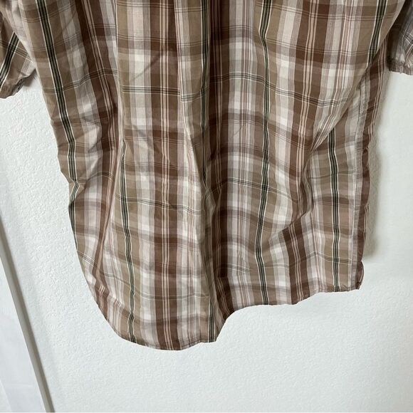 Carhartt Men's Small Relaxed Fit Plaid Button-down Shirt. - Picture 7 of 7
